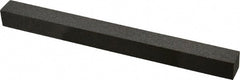 Made in USA - 6" Long x 1/2" Wide x 1/2" Thick, Aluminum Oxide Sharpening Stone - Square, Coarse Grade - Exact Tooling