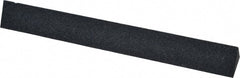 Made in USA - 4" Long x 1/2" Wide x 1/2" Thick, Silicon Carbide Sharpening Stone - Triangle, Medium Grade - Exact Tooling