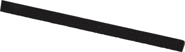 Made in USA - 4" Long x 1/4" Wide x 1/4" Thick, Aluminum Oxide Sharpening Stone - Triangle, Coarse Grade - Exact Tooling