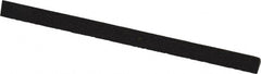 Made in USA - 4" Long x 1/4" Wide x 1/4" Thick, Aluminum Oxide Sharpening Stone - Triangle, Coarse Grade - Exact Tooling