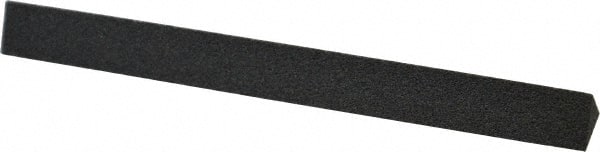 Made in USA - 4" Long x 3/8" Wide x 3/8" Thick, Aluminum Oxide Sharpening Stone - Triangle, Coarse Grade - Exact Tooling