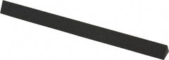 Made in USA - 6" Long x 1/2" Wide x 1/2" Thick, Aluminum Oxide Sharpening Stone - Triangle, Coarse Grade - Exact Tooling