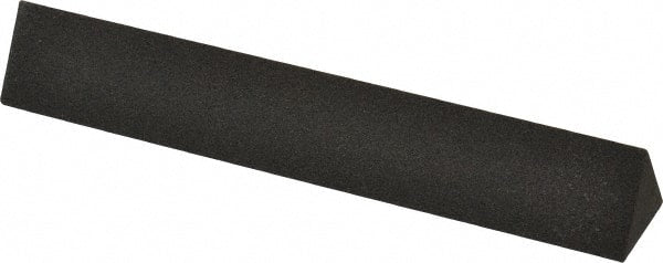 Made in USA - 6" Long x 1" Wide x 1" Thick, Aluminum Oxide Sharpening Stone - Triangle, Coarse Grade - Exact Tooling