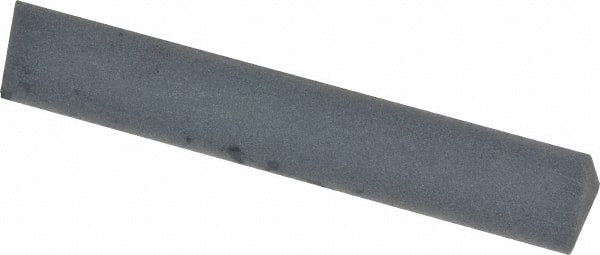 Made in USA - 3" Long x 1/2" Wide x 1/2" Thick, Novaculite Sharpening Stone - Triangle, Ultra Fine Grade - Exact Tooling