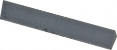 Made in USA - 3" Long x 1/2" Wide x 1/2" Thick, Novaculite Sharpening Stone - Triangle, Ultra Fine Grade - Exact Tooling