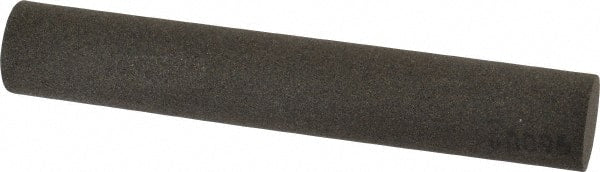 Made in USA - 6" Long x 1" Diam x 1" Thick, Aluminum Oxide Sharpening Stone - Round, Coarse Grade - Exact Tooling