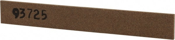 Made in USA - 1/2" Wide x 4" OAL, Aluminum Oxide Sharpening Stone - Flat, Medium Grade, 220 Grit - Exact Tooling