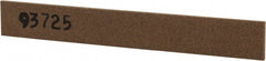 Made in USA - 1/2" Wide x 4" OAL, Aluminum Oxide Sharpening Stone - Flat, Medium Grade, 220 Grit - Exact Tooling