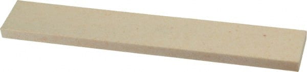 Norton - 120 Grit Aluminum Oxide Rectangular Roughing Stone - Fine Grade, 1" Wide x 6" Long x 1/4" Thick - Exact Tooling