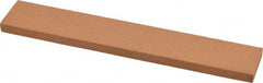 Norton - 180 Grit Aluminum Oxide Rectangular Roughing Stone - Very Fine Grade, 1" Wide x 6" Long x 1/4" Thick - Exact Tooling
