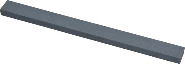 Norton - 320 Grit Silicon Carbide Rectangular Polishing Stone - Extra Fine Grade, 1/2" Wide x 6" Long x 1/4" Thick - Exact Tooling