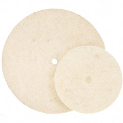 WALTER Surface Technologies - 7" Diam, Unmounted Buffing Wheel - Hook & Loop Felt Disc, High Density Density - Exact Tooling