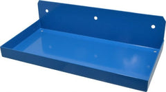 Triton - 12" Long Blue Pegboard Shelf - For Use with DuraBoards/Pegboards - Exact Tooling