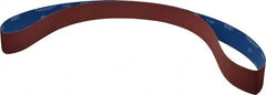 Norton - 2" Wide x 72" OAL, 80 Grit, Ceramic Abrasive Belt - Ceramic, Medium, Coated, Y Weighted Cloth Backing, Series R981 - Exact Tooling