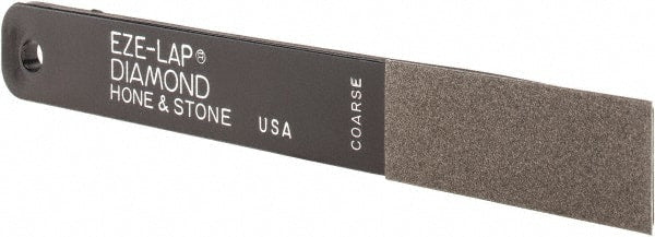Eze Lap - Coarse, 2" Length of Cut, Single End Diamond Hone - 250 Grit, 3/4" Wide x 3/16" High - Exact Tooling