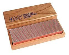DMT - 8" Long x 2-5/8" Wide x 1-1/4" Thick, Diam ond Sharpening Stone - Rectangle, 1200 Grit, Extra Fine Grade - Exact Tooling