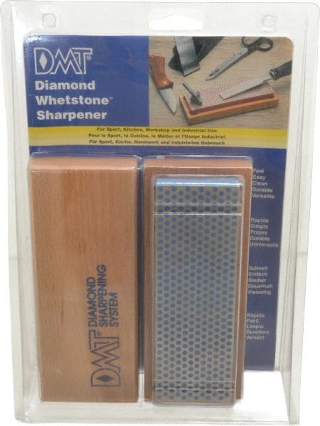 DMT - 6" Long x 2" Wide x 3/4" Thick, Diam ond Sharpening Stone - Rectangle, 325 Grit, Coarse Grade - Exact Tooling