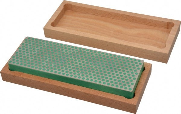 DMT - 6" Long x 2" Wide x 3/4" Thick, Diam ond Sharpening Stone - Rectangle, 1200 Grit, Extra Fine Grade - Exact Tooling