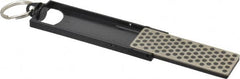 DMT - Extra Coarse Grade, Diamond Mini Sharp Sharpener - 60 Micron, Diamond Area 2-3/4" Long x 15/16" Wide, 5-1/2" Open Length, 2-11/16" Closed Length - Exact Tooling