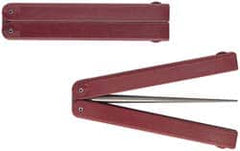 DMT - 9-1/2" OAL Fine Knife Sharpener Diamond File - 1/4" Wide, 4-3/16 LOC, Red, 600 Grit - Exact Tooling