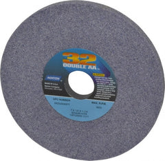 Norton - 7" Diam x 1-1/4" Hole x 1/2" Thick, I Hardness, 46 Grit Surface Grinding Wheel - Aluminum Oxide, Type 1, Coarse Grade, 3,600 Max RPM, Vitrified Bond, No Recess - Exact Tooling
