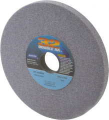 Norton - 7" Diam x 1-1/4" Hole x 1/2" Thick, I Hardness, 60 Grit Surface Grinding Wheel - Aluminum Oxide, Type 1, Medium Grade, 3,600 Max RPM, Vitrified Bond, No Recess - Exact Tooling