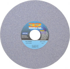 Norton - 8" Diam x 1-1/4" Hole x 1/4" Thick, I Hardness, 60 Grit Surface Grinding Wheel - Aluminum Oxide, Type 1, Medium Grade, 3,600 Max RPM, Vitrified Bond, No Recess - Exact Tooling