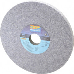 Norton - 8" Diam x 1-1/4" Hole x 1/2" Thick, H Hardness, 46 Grit Surface Grinding Wheel - Aluminum Oxide, Type 1, Coarse Grade, 3,105 Max RPM, Vitrified Bond, No Recess - Exact Tooling