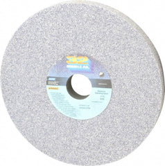 Norton - 8" Diam x 1-1/4" Hole x 3/4" Thick, H Hardness, 46 Grit Surface Grinding Wheel - Aluminum Oxide, Type 1, Coarse Grade, 3,105 Max RPM, Vitrified Bond, No Recess - Exact Tooling