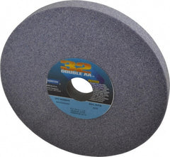 Norton - 8" Diam x 1-1/4" Hole x 3/4" Thick, J Hardness, 46 Grit Surface Grinding Wheel - Aluminum Oxide, Type 1, Coarse Grade, 3,600 Max RPM, Vitrified Bond, No Recess - Exact Tooling