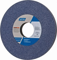 Norton - 12" Diam x 3" Hole x 1" Thick, I Hardness, 60 Grit Surface Grinding Wheel - Aluminum Oxide, Type 1, Medium Grade, 2,070 Max RPM, Vitrified Bond, No Recess - Exact Tooling