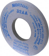Norton - 12" Diam x 5" Hole x 1" Thick, I Hardness, 46 Grit Surface Grinding Wheel - Aluminum Oxide, Type 1, Coarse Grade, 2,070 Max RPM, Vitrified Bond, No Recess - Exact Tooling