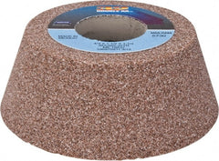 Norton - 4" Diam, 1-1/4" Hole Size, 1-1/2" Overall Thickness, 60 Grit, Type 11 Tool & Cutter Grinding Wheel - Medium Grade, Aluminum Oxide, J Hardness, Vitrified Bond, 5,730 RPM - Exact Tooling