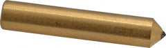 Norton - 1/4 Carat Single Point Diamond Dresser - 2" Long x 3/8" Shank Diam - Exact Tooling