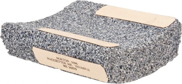 Norton - 5" Wide x 6" High x 1-1/2" Thick Grinding Segment - 30 Grit, Hardness E, Blue Print No. ME20579 - Exact Tooling
