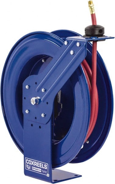CoxReels - 75' Spring Retractable Hose Reel - 300 psi, Hose Included - Exact Tooling