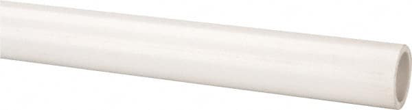 Made in USA - 3/4" Pipe, 5' Long PVC Unthreaded Plastic Pipe Nipple - 480 Max psi, 0.81" ID x 1.05" OD, Schedule 40, White - Exact Tooling