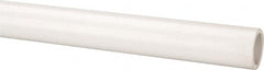 Made in USA - 3/4" Pipe, 5' Long PVC Unthreaded Plastic Pipe Nipple - 480 Max psi, 0.81" ID x 1.05" OD, Schedule 40, White - Exact Tooling