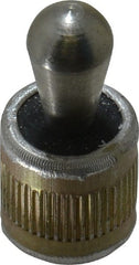 Vlier - 1/2" Body Diam, 0.53" Body Length, 0.31" Nose Diam, 0.51" Nose Length, Spring Locating Pin - 11.2 Lb Final End Force, Aluminum Body, Alloy Steel Nose - Exact Tooling
