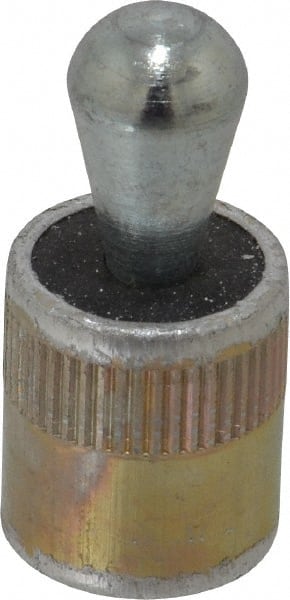 Vlier - 5/8" Body Diam, 0.69" Body Length, 0.39" Nose Diam, 0.63" Nose Length, Spring Locating Pin - 22.5 Lb Final End Force, Aluminum Body, Alloy Steel Nose - Exact Tooling