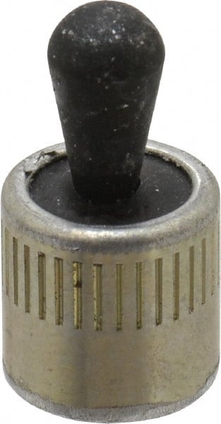 Vlier - 7/16" Body Diam, 0.45" Body Length, 0.2" Nose Diam, 0.4" Nose Length, Spring Locating Pin - 17 Lb Final End Force, Aluminum Body, Alloy Steel Nose - Exact Tooling