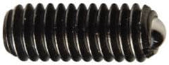 Vlier - 5/8-11, 0.375" Ball Diam, 1.25" Body Length, 0.096" Max Ball Reach, Threaded Ball Plunger - Steel Body, Stainless Steel Ball, 9 Lb Initial End Force, 18 Lb Final End Force - Exact Tooling