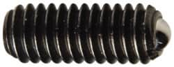Vlier - 6-40, 0.078" Ball Diam, 0.35" Body Length, 0.023" Max Ball Reach, Threaded Ball Plunger - Steel Body, Stainless Steel Ball, 0.5 Lb Initial End Force, 1 Lb Final End Force - Exact Tooling
