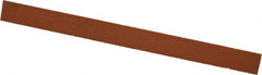 Norton - 6" Long x 1/2" Wide x 1/2" Thick, Aluminum Oxide Sharpening Stone - Triangle, Fine Grade - Exact Tooling