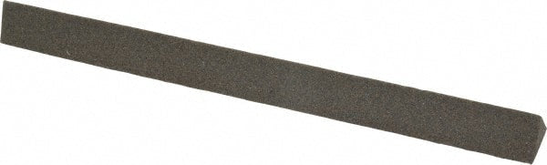 Norton - 6" Long x 1/2" Wide x 1/2" Thick, Aluminum Oxide Sharpening Stone - Triangle, Coarse Grade - Exact Tooling