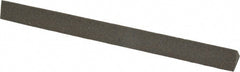 Norton - 6" Long x 1/2" Wide x 1/2" Thick, Aluminum Oxide Sharpening Stone - Triangle, Coarse Grade - Exact Tooling