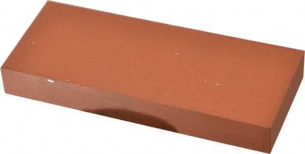 Norton - 5" Long x 2" Wide x 5/8" Thick, Aluminum Oxide Sharpening Stone - Rectangle, Fine Grade - Exact Tooling