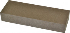 Norton - 6" Long x 2" Wide x 1" Thick, Aluminum Oxide Sharpening Stone - Rectangle, Coarse Grade - Exact Tooling