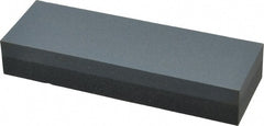 Norton - 6" Long x 2" Wide x 1" Thick, Silicon Carbide Sharpening Stone - Rectangle, Coarse, Fine Grade - Exact Tooling
