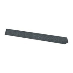 Value Collection - Three Square, Silicon Carbide, Toolroom Finishing Stick - 4" Long x 3/8" Wide, Coarse Grade - Exact Tooling